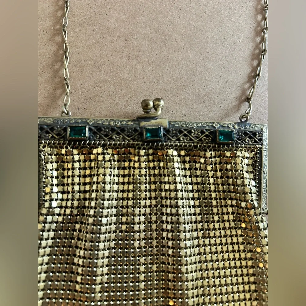 Vintage 1920s Whiting & Davis Metal Mesh Purse - Picture 12 of 14